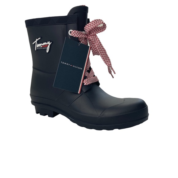 Tommy Hilfiger Shoes - Tommy Hilfiger Rain Boots Tamar Women  Dark Blue 7M